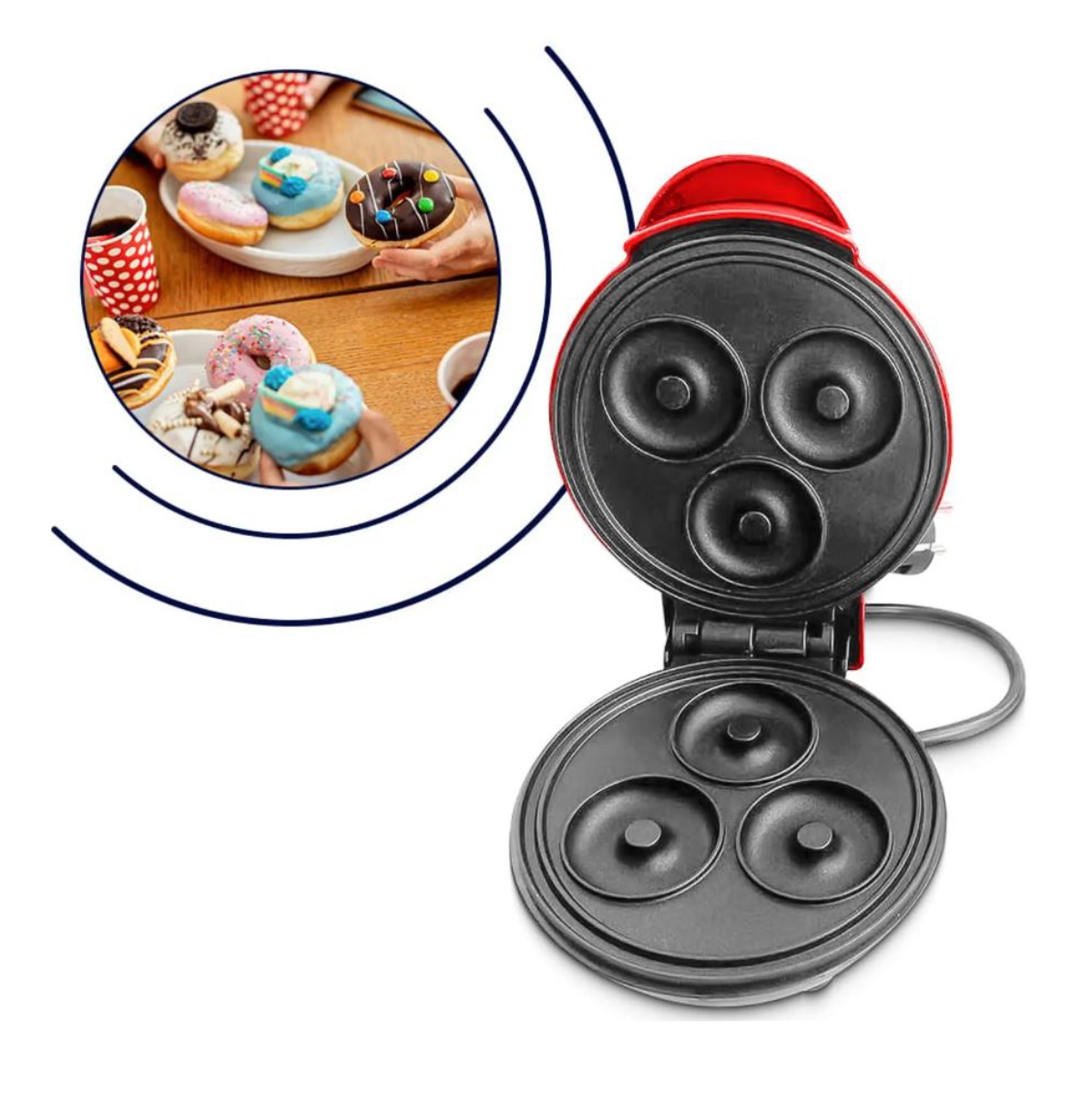 Mini Maquina Donas Rosquillas 3 Puestos